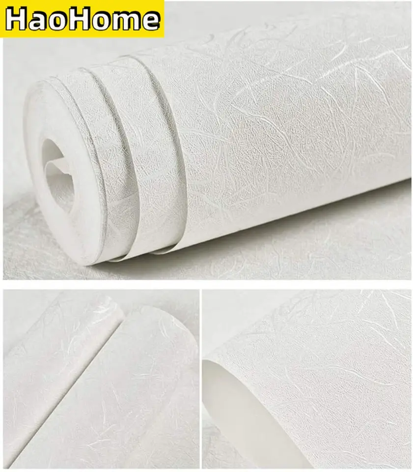 Biela masívna farba Self Adhesive Tapety Reliéfne šupky a palice Tapeta biela/čierna/ružová/modrá/strieborná odnímateľný vinylový film