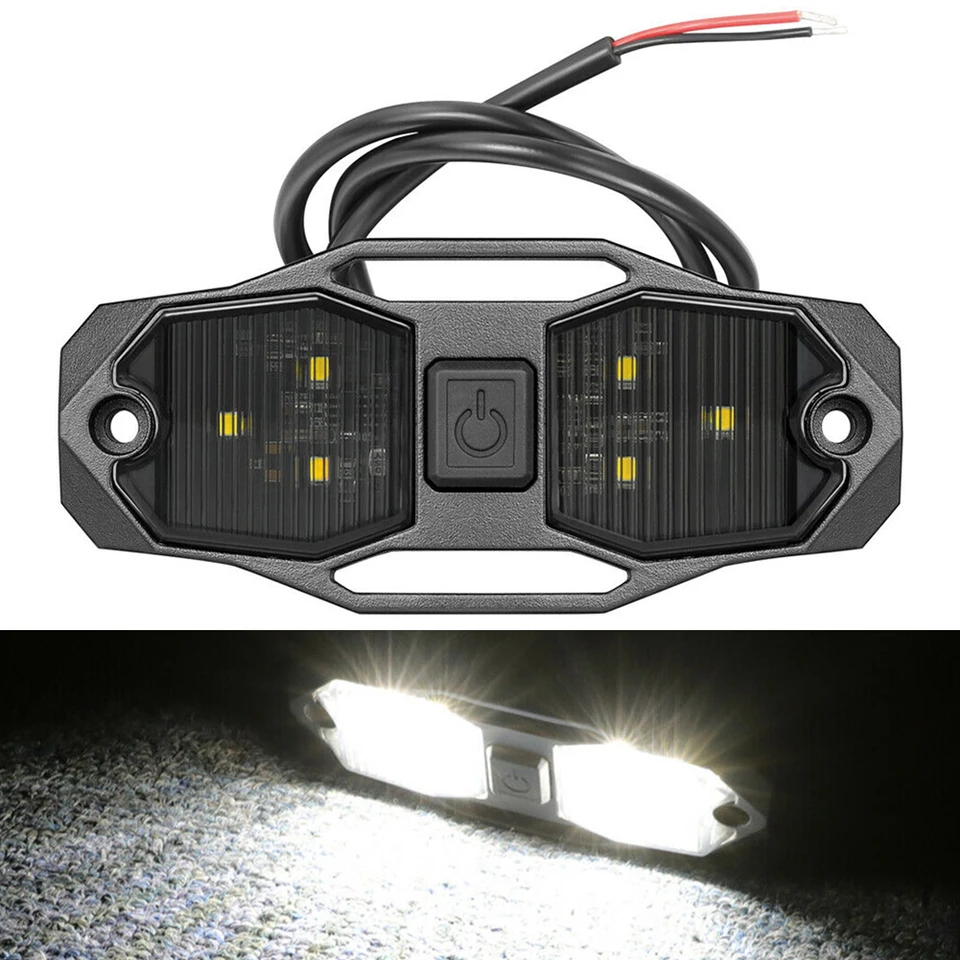 Biela UTV Dome Light Roll Bar Mount Led Roll Cage Utility Light W/Switch for Polaris pre RZR pre UTV 4WD pre Can-Am