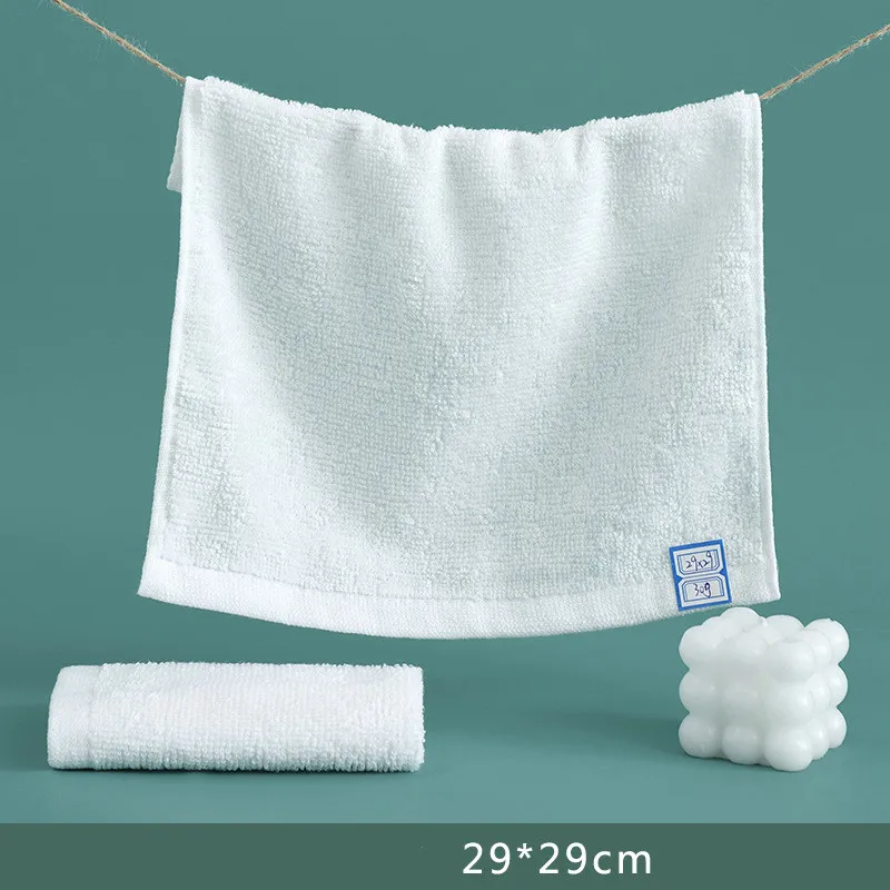 Biele malé uteráky 100%bavlnené štvorcové viacúčelové utierky pre ruku domácu kanceláriu Duster Clother 29*29 cm 10ks/veľa