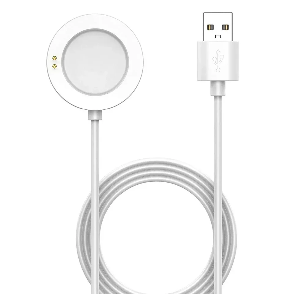 Biely nabíjací kábel pre Xiaomi Watch 2 Nabíjanie USB káblové hodinky S2 S3/ Watch 2 Pro Smartwatch Accessories