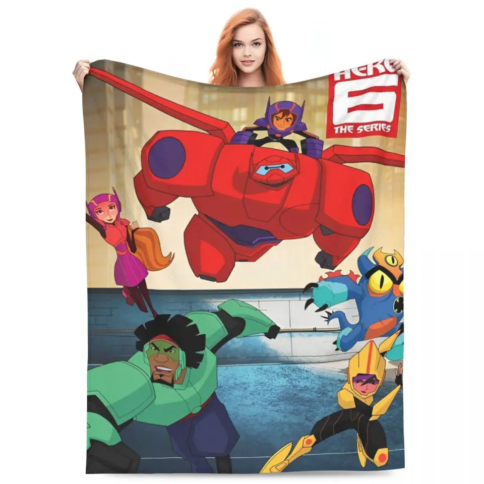 Big Hero 6 Cartoon Super Soft Drave Cestoval plyšový hod