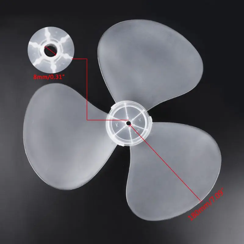 Big Wind Plastic Blade Blade 3 Listy pre Midea a ďalších 16 palcov 400 mm fanúšikov