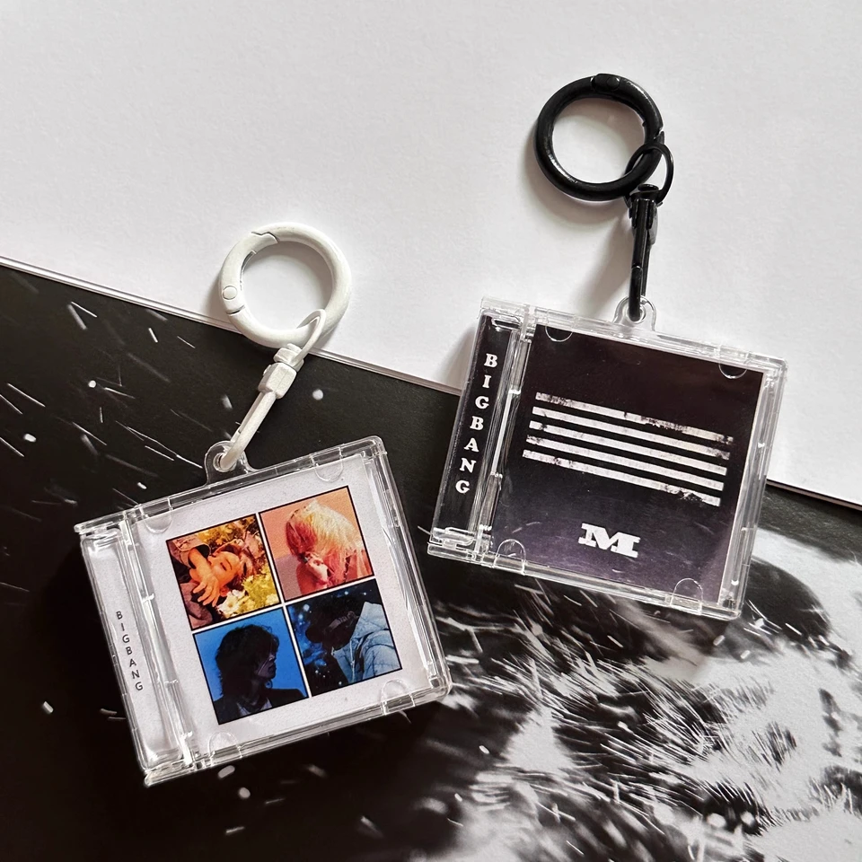 Bigbang G-Dragon Mini Music CD NFC Keychain Play Songs Still Life Album Náhrdelník Cosplay kľúče kľúča akrylové prívesky