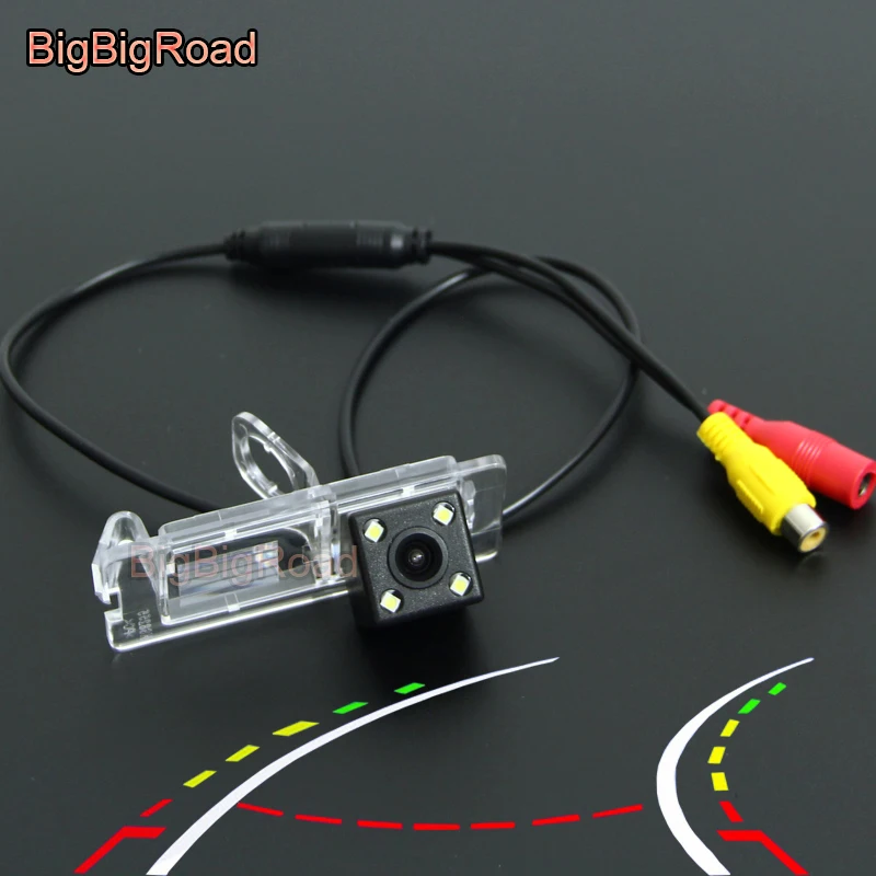 Bigbigroad Car Intelligent Dynamic Dynamic Trajektory Tracks Skladby zadného pohľadu Camera pre Renault Megane 2 II / Clio 4 IV 2012-2017 / Master