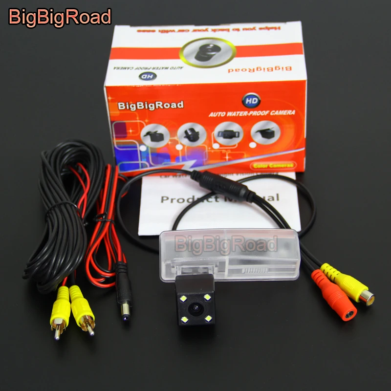 Bigbigroad Car Zadný pohľad Zadný záložný fotoaparát pre Toyota Venza Altezza Aristo Celsior Rav4 Rav-4 Rav 4 XA40 Night Vision