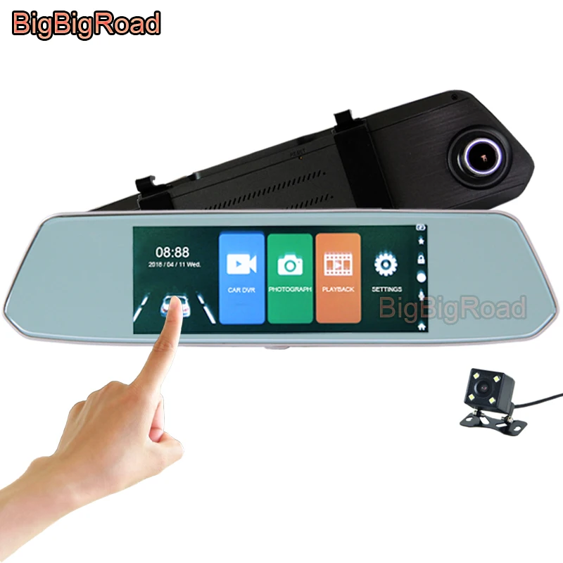 Bigbigroad pre skvelú stenu Haval H1 H2 H3 H5 H6 H9 Car DVR DVR DASH COMERA CAMERA 7 palcov IPS IPS