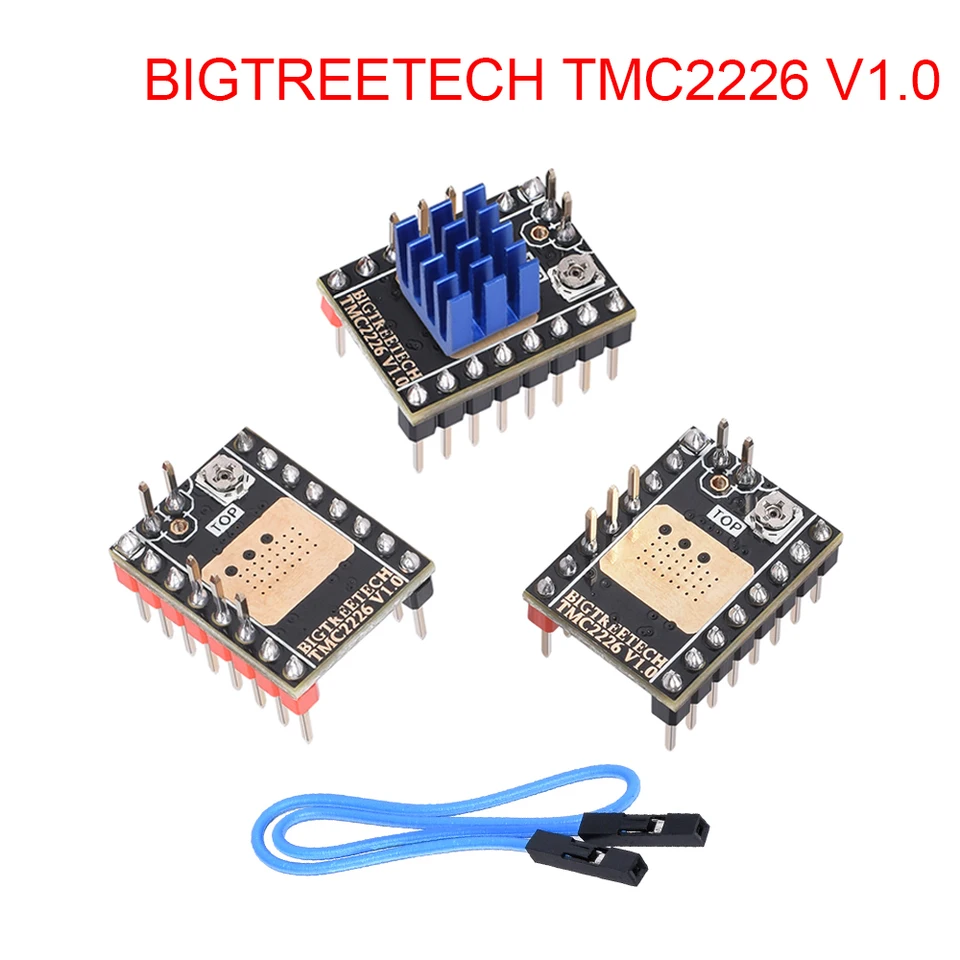 BigTreeTech TMC2226 V1.0 UART Krokový ovládač motora 3D Časti tlačiarne TMC2209 TMC2208 SKR V1.3 SKR V1.4 MINI E3 pre ender 3 CR10