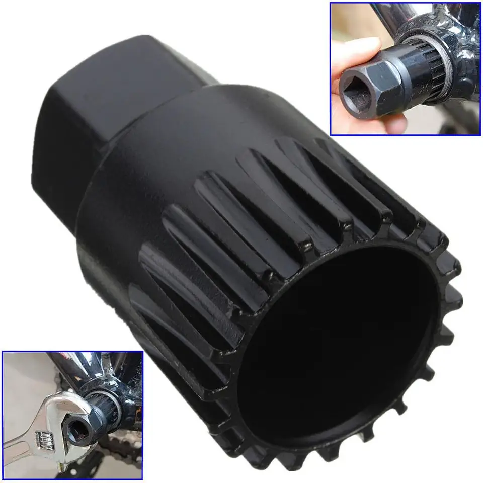 Bike Crank Strucker Demontáž na bicykel Opravy bicykla Extraktor Spodný držiak Remover cyklistický kľukový kľukový remover remover