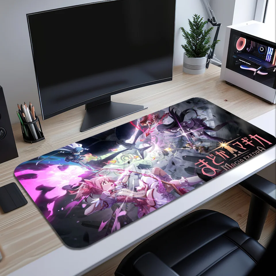 Bilibili Puella Magi Madoka Magica MousePad Keyboard Rats Rubber PC Office Veľká myš