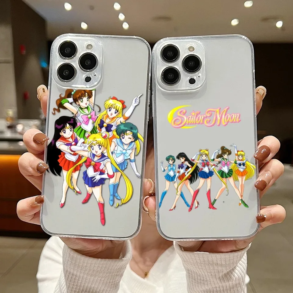 Bilibili Sailor Moon Telefón puzdro pre iPhone 15 14 13 11 12 pro max xs xr shell