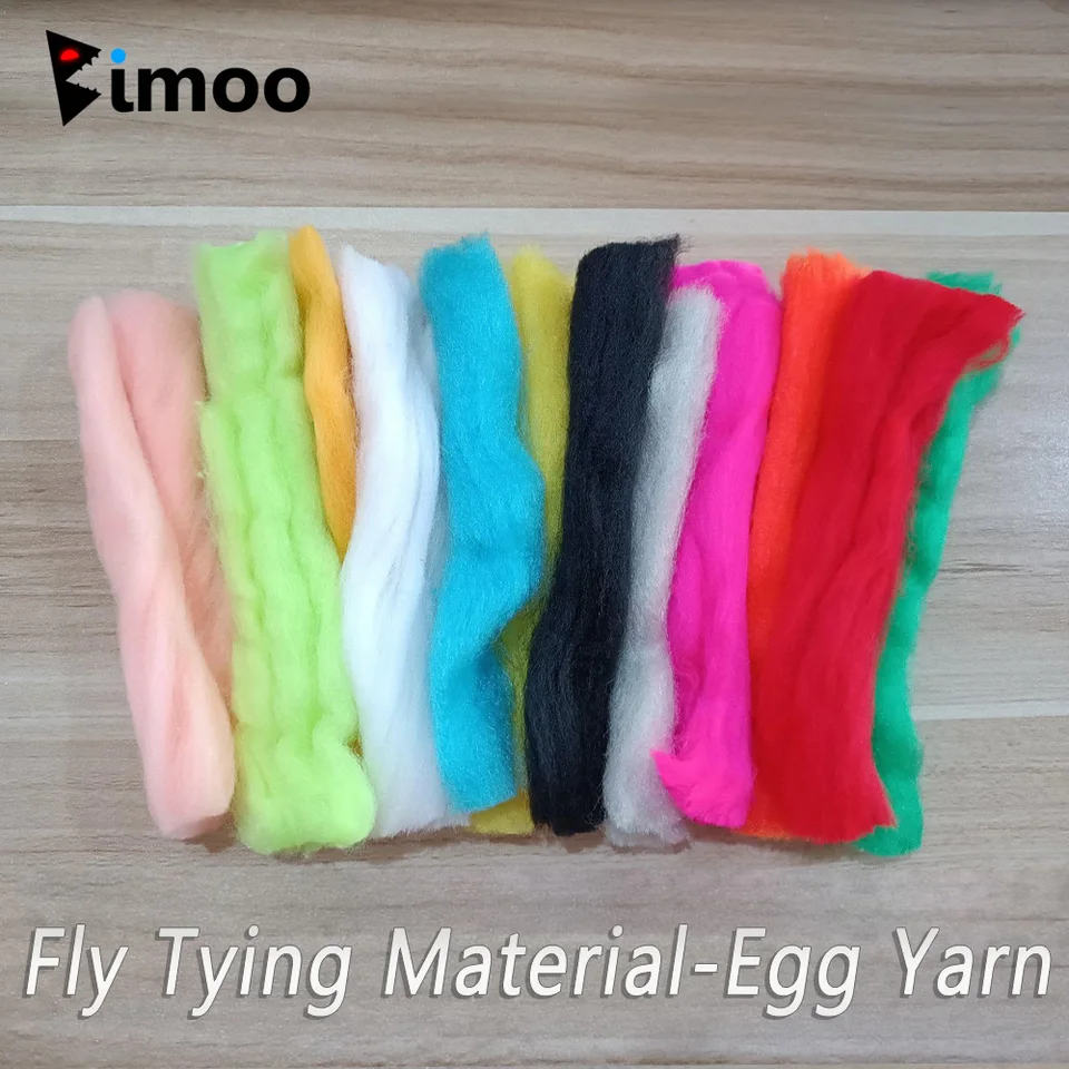 Bimoo 4packs vaječné priadze na kladenie materiálu Syntetické vlákna na zviazanie lakovania mino