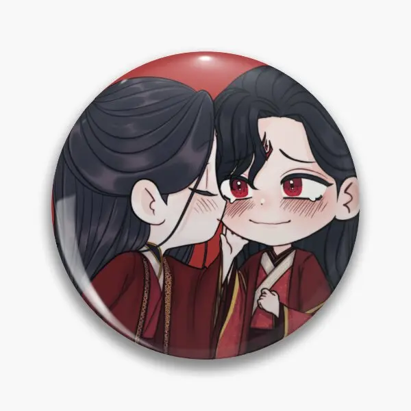 Bingqiu Svadobné chibis mäkké gombíky PIN Collar Metal Fashion odznak dekorácie klobúk broš