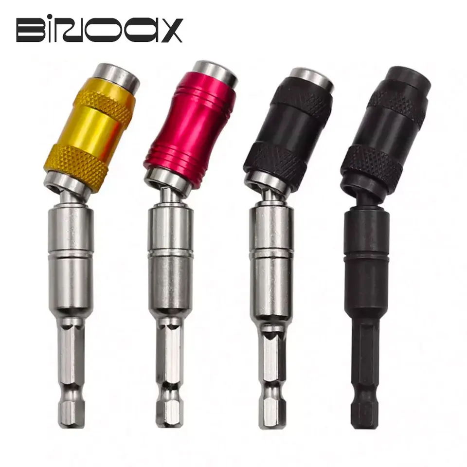 Binoax Pivoting Magnetic Screwdriver Bit Drill Tip 1/4 