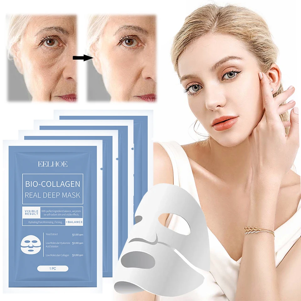 Bio-Collagen Real Deep Mask Rozpustná maska ​​kolagénu s hydrolyzovaným kolagénom kolagénu REPECION FILM OBJEDNÁVKY