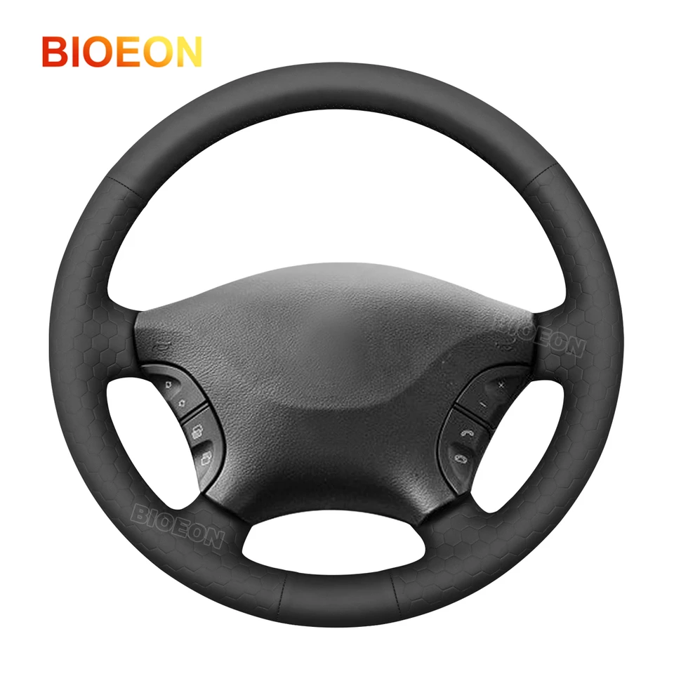 Bioeon Black PU Leather Hive Leathe Auta volant Conter For Mercedes Benz Viano W639 Vito Sprinter 2003-2014