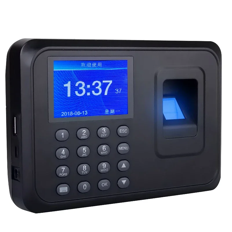 Biometrický rekordér Fingprint Time Stroj F01 pre kanceláriu Russian, španielsky, kórejský, japonský jazyk