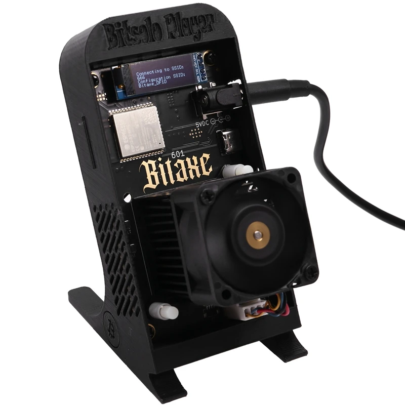 BITAXE GAMMA 601 SOLO MINER WTH Bracket 1.2th/S BM1370 ASIC Chip 18W z Antminer S21 Pro Bitcoin BTC Miner