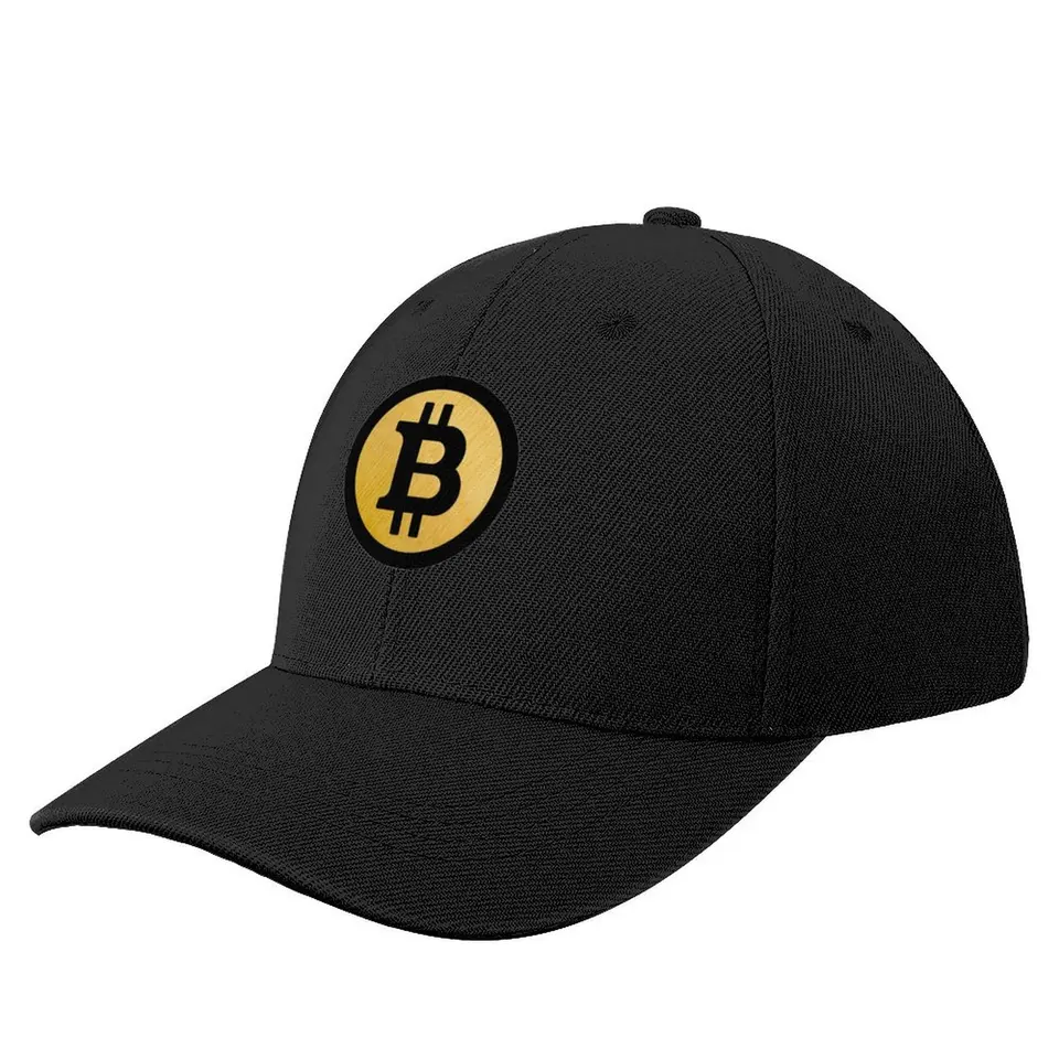 Bitcoin (BTC) Black and Gold Logo Baseball Cap Cytle Cap Man Party Hat Snapback