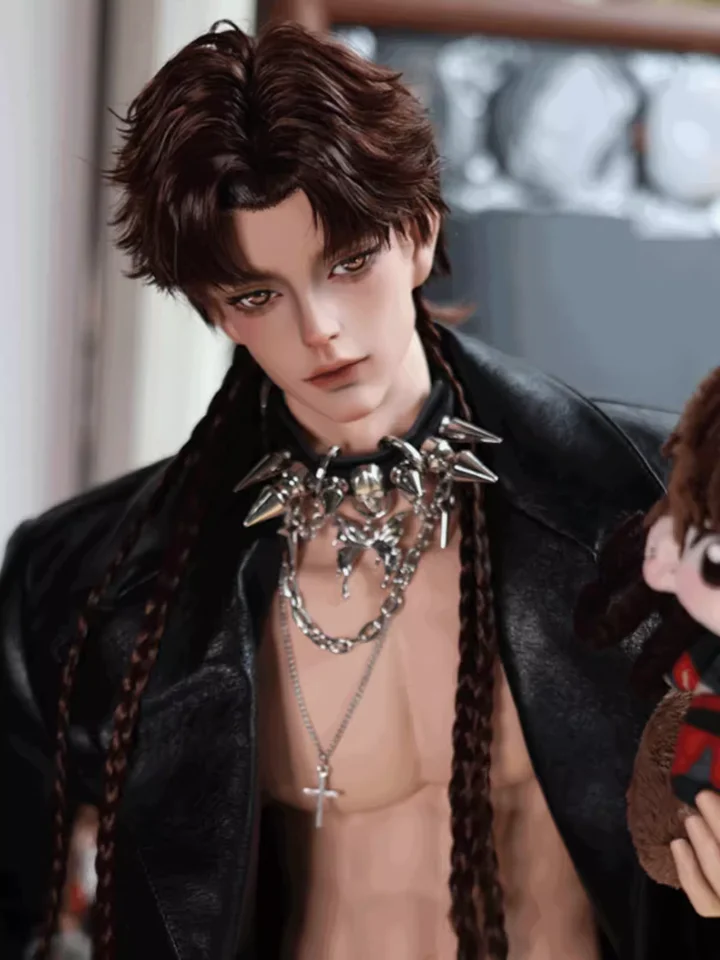 BJD Doll 1/3 Muž Aslan Lion Lion Strong Strýko Handsome Ab Gift Resin môže pohybovať kĺbmi