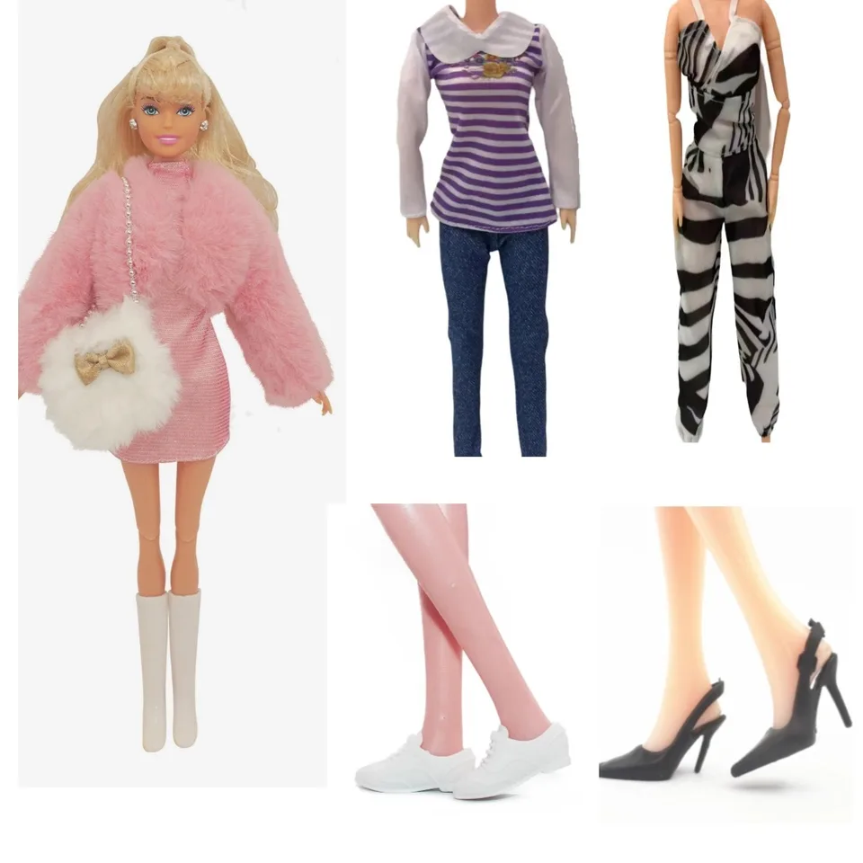 BJD Doll 12 palc 30 cm s oblečením X3 a topánky x 2 páry - Moveble Figure Model DIY Najlepšie dievča Darčekové detské hračky
