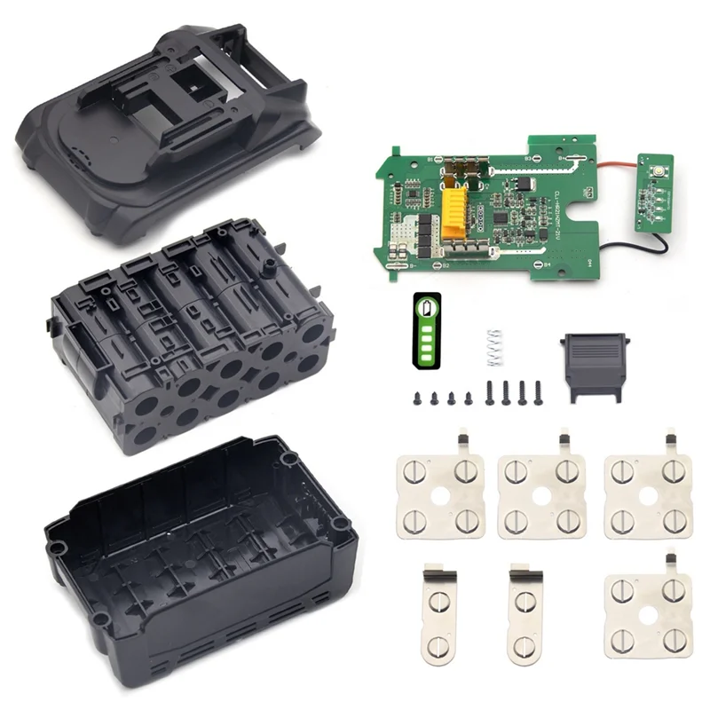 BL1830 LI-ION PLASTNÁ PLASTNÁ PRÍRUČKA PRÍRUČKA PRACOVNÁ DOPADLA PCB 21700 BATÉRIA PRE MAKITA 18V BATTERSKÁ BL1850 BL1830 BL1820