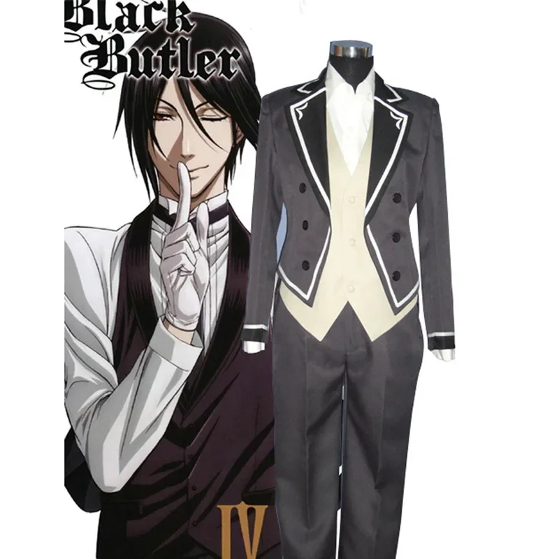 Black Butler Kuroshitsuji Cosplay Michaelis Uniform Costy