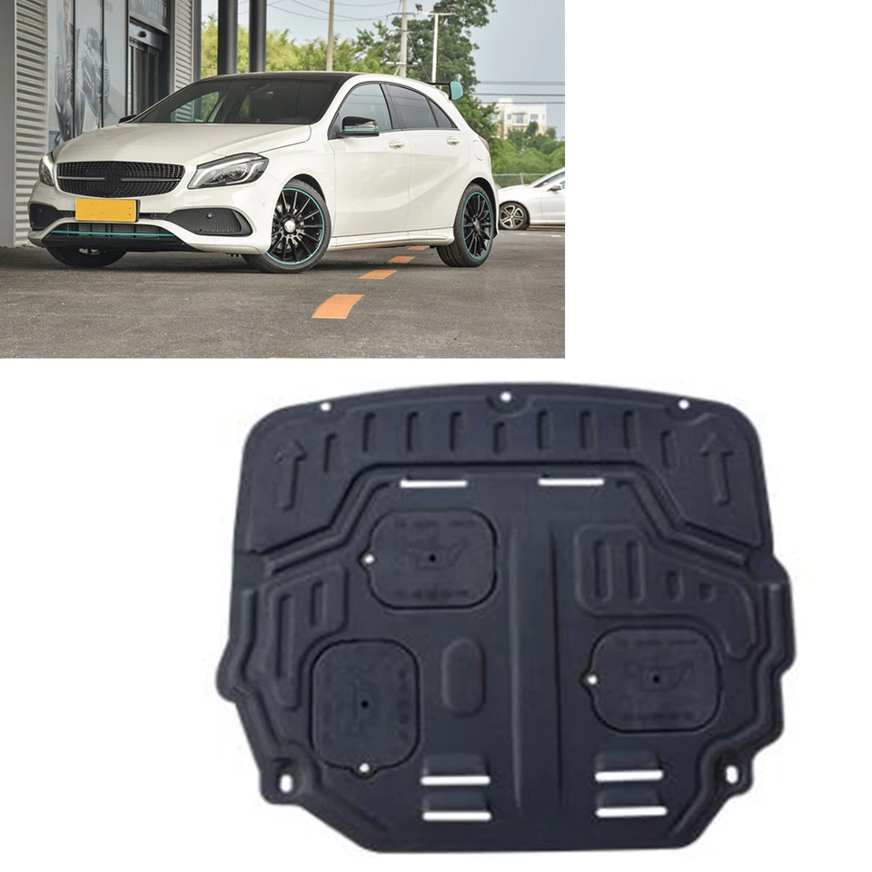 Black Car Mudguard pre Mercedes Benz A180 A200 2013-2017 1,6T 2.0t pod strážcom