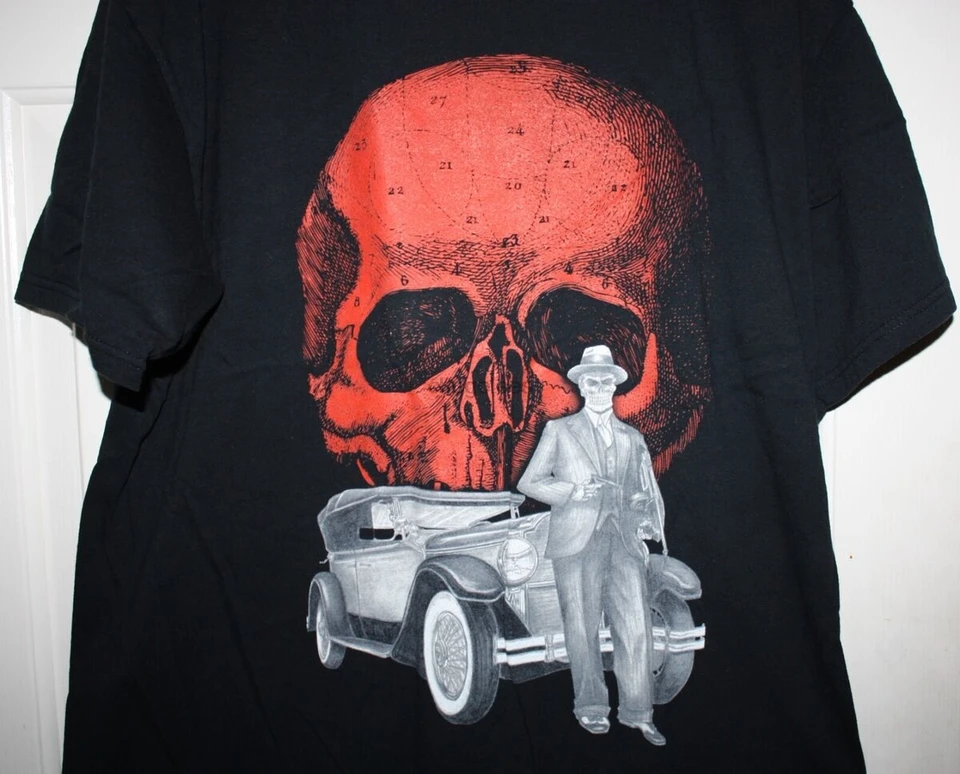 Black Label Society 2005 L Tričko Mafia Gangster Concert Tee Original Vintage