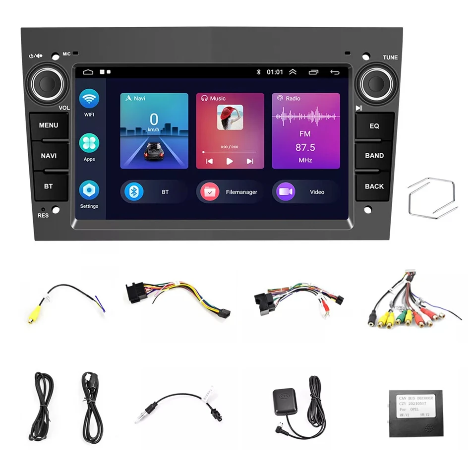 Black navigácia ako Pro s Android 13 Car Stereo a IGPS technológia podporuje navigáciu IGPS