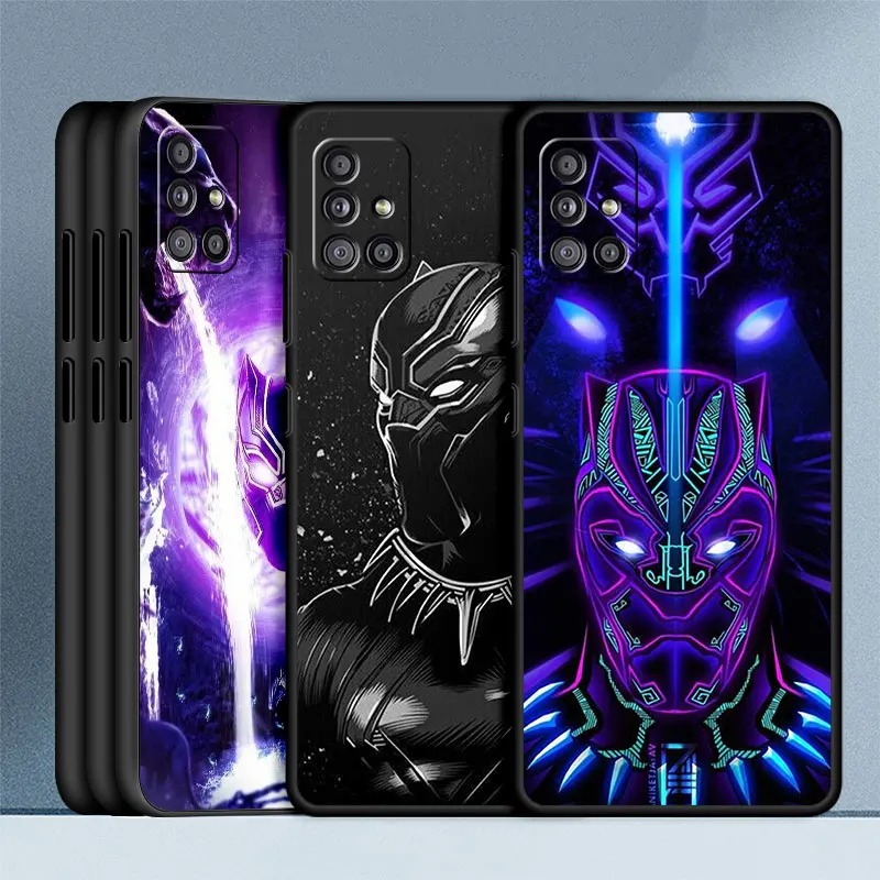Black Panther Hero Case pre Samsung Galaxy A52 A53 A12 A13 A32 A71 A33 A21S A23 A31 A22 A72 A03 A14 A54 A34 A34 A24