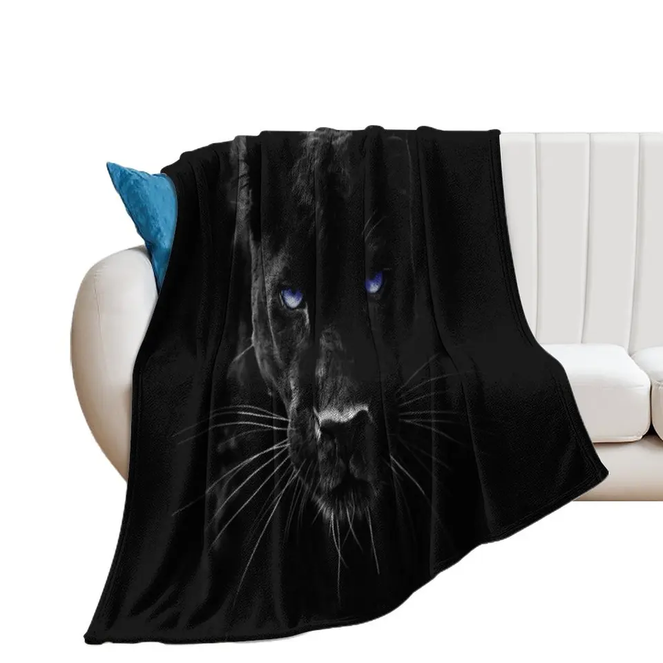 Black Panther hodí prikrývky roztomilé prikrývky a prikrývky zimných postelí