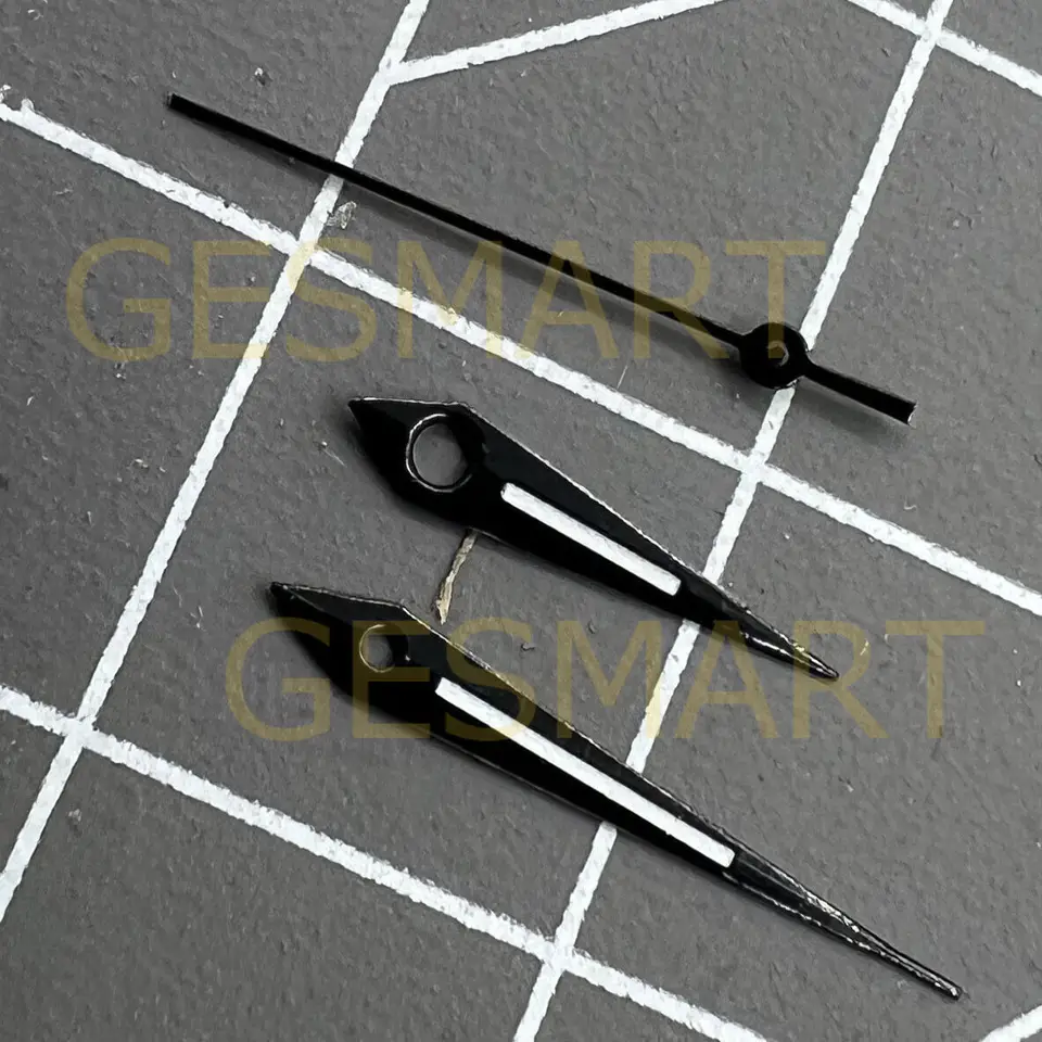 Black Trim Luminous Watch Hands for Miyota 2035 Watch Quartz Movement P1-H3-C48