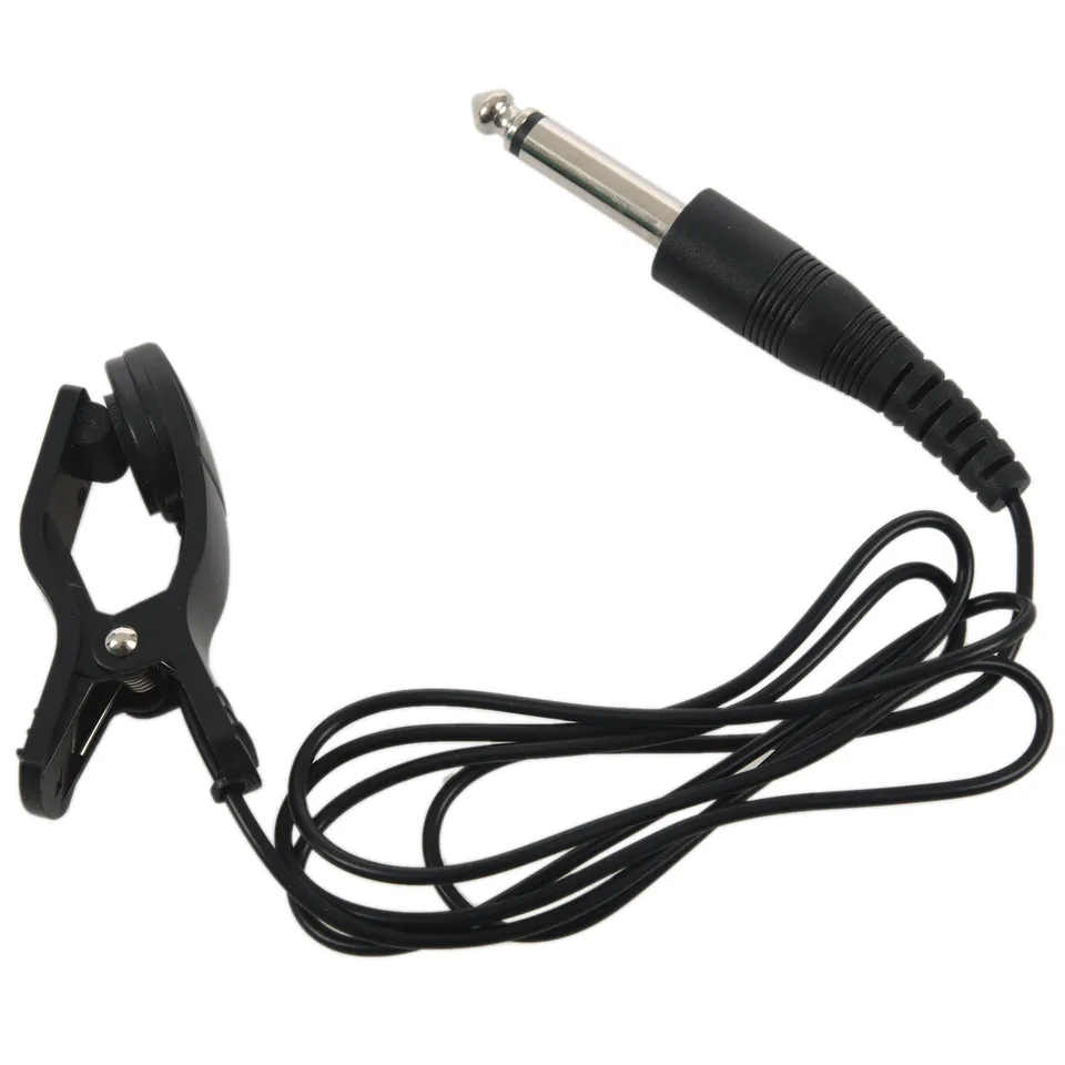 Black Universal Guitar Akustic Clip na pickupe piezo kontakt mikrofón