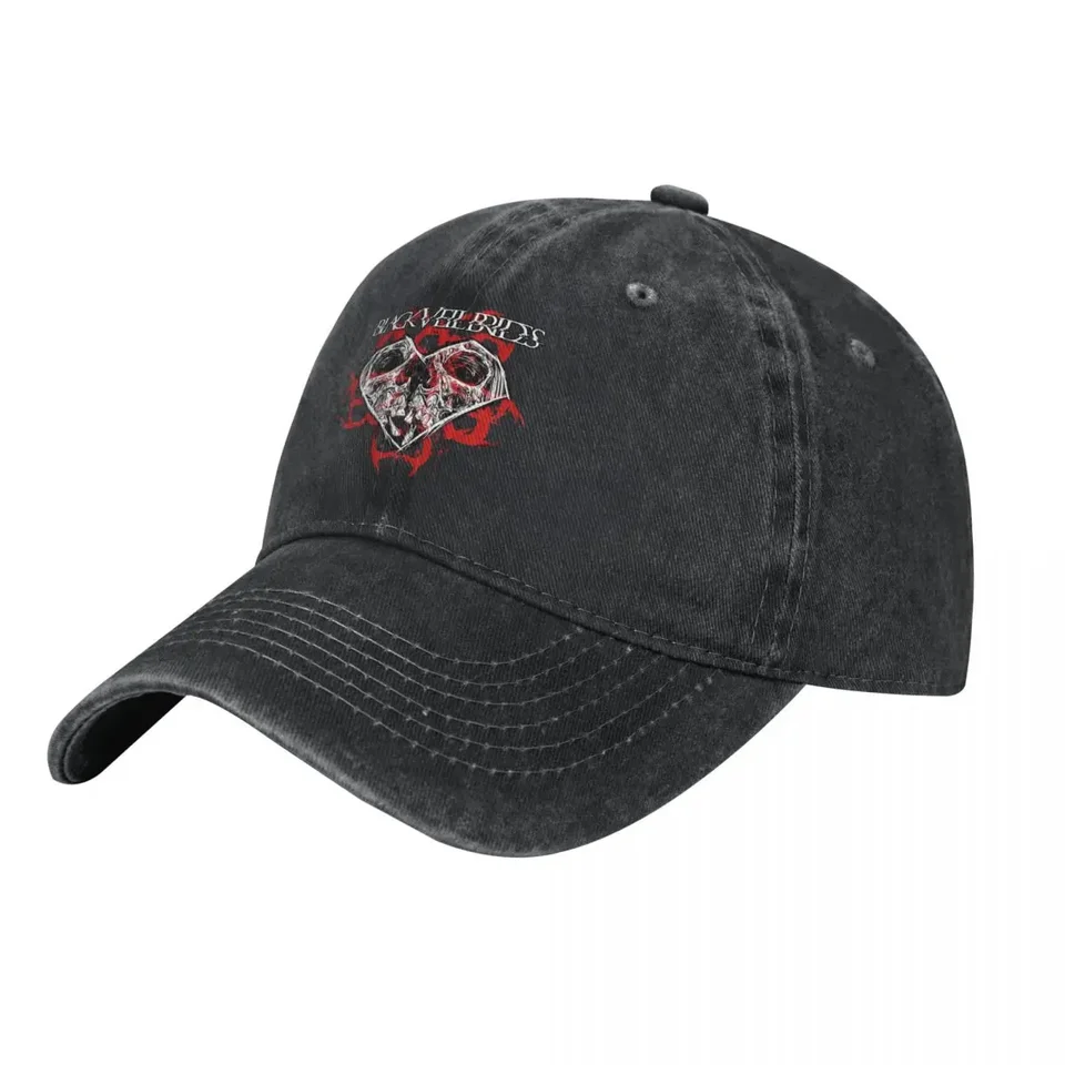 Black Veils Brides Logo Denim baseball čiapka tenisová korčuliar Trucker Hat Summer Unisex Men Y2K retro slnečný krém baseball