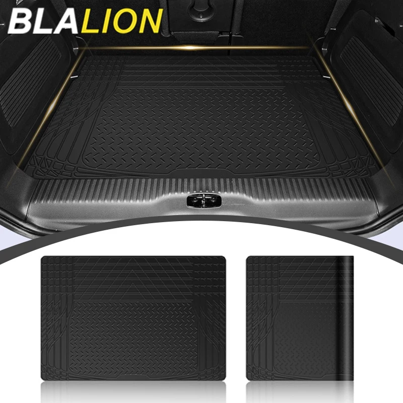 Blalion 120x80cm automobilový kmeň matné podložky Univerzálne automatické zadné kufre anti poškriabané vankúšové vodotesné ľahko čistiace podlahové rohož