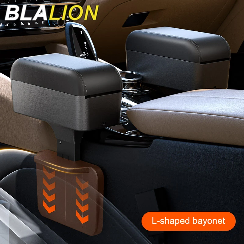 Blalion car lakťová lakťová lakťová krabica podpora lakťov nastaviteľná výška sedadla Gap Storage Box Universal Arm Rest Box Organizátor lakťová lakťová lakťová lakťová lakťka