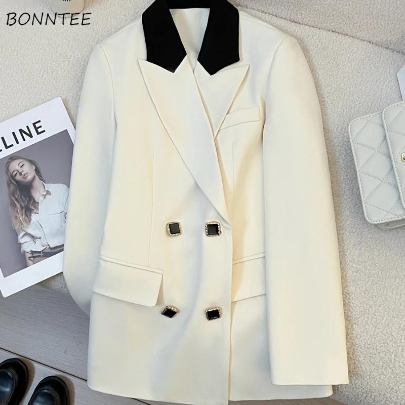 Blazers Women Temp Design Unique Chic Slouchy Streetwear Coats Korean Fashion Office Lady All-Match Trendy Harajuku Autumn