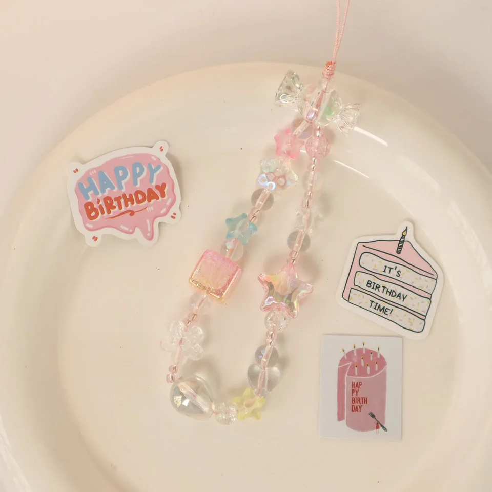 Bling Sweet Candy Phone Telefón Charms remienok na šnúrku roztomilý Kawaii Originálny prívesok y2k Keychain príslušenstvo pre iPhone 12 Bag Ins