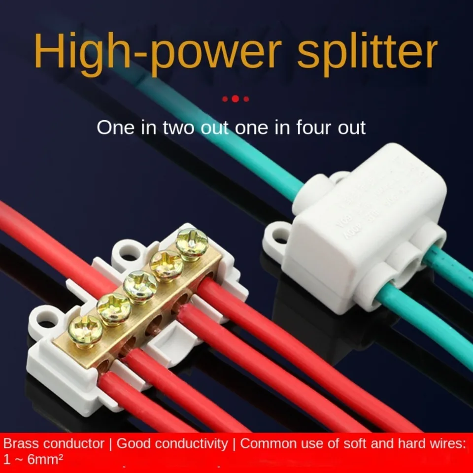 Blok konektorov konektora s vysokým výkonom rýchleho drôtu Elektrický kábel spojovacia skrinka ZK-M306 ZK-M406 NS-516 Konektory