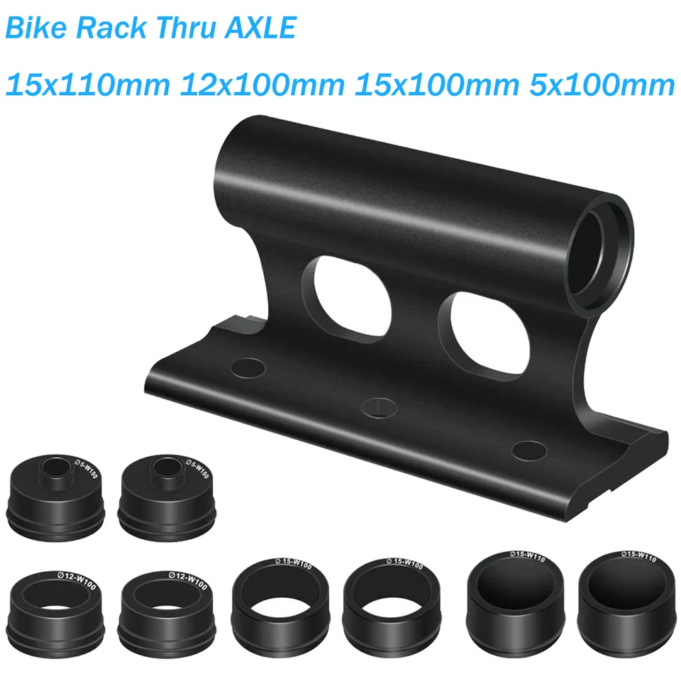 Blokový stojan na bicykel vidlice na bicykli cez nápravu (15x110 12x100 15x100) a rýchle vydanie 5x100 mm a 1 blokový držiak na bicykel pre bicykel