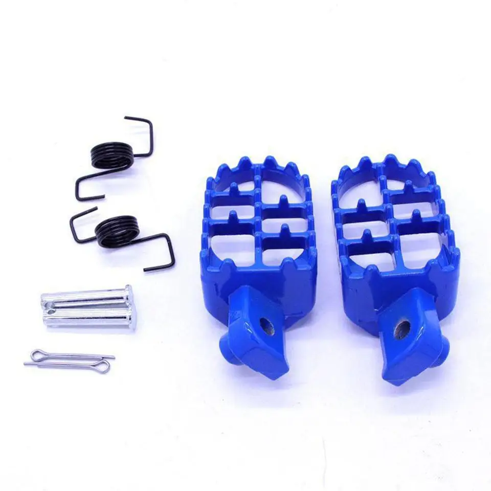 Blue Foot Pegs spočíva pedále pre PW50 PW80 pre špinu bicykel Honda XR50 XR70