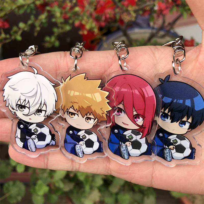 Blue Lock Chigiri Hyoma Isagi Yoichi Cosplay Anime Adime Active Keychain prívesok
