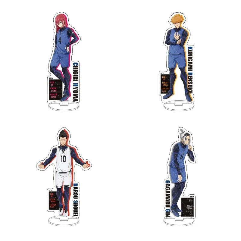 Blue zámok anime figúrky Chigiri Hyoma Kunigami Rensuke akrylové stojany Barou shouei narodeniny darčekový model hračky DECON DORDE PROP 15 cm