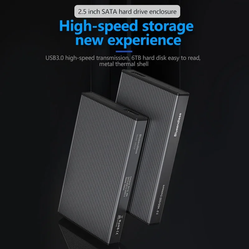 Blueendless HD 2,5 USB 3.0 HDD Case Pevné disky HD Externo 3.0 pre PC Accessories Externý pevný disk prenosný počítač