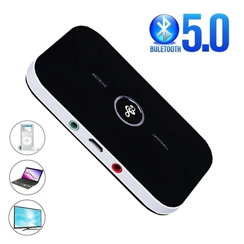 Bluetooth 5.0 Pánový prijímač Stereo Bluetooth RCA 3,5 mm aux pre televízne slúchadlá domáce stereofónne auto Hifi Audio Adapter Dongle