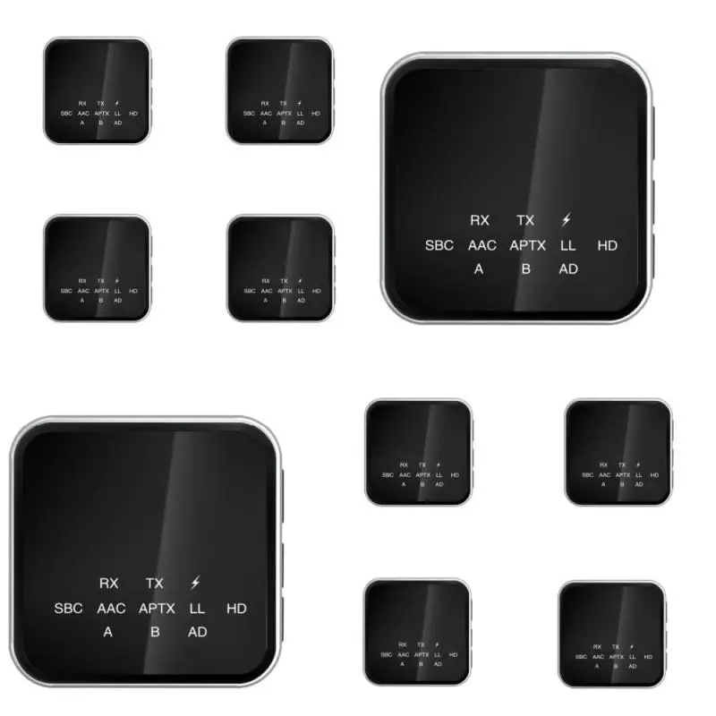 Bluetooth Audio Splitter Persitter prijímač 2 v 1 bezdrôtový adaptér AUX 3,5 mm pre slúchadlá 2ks, ktoré počúvajú spolu