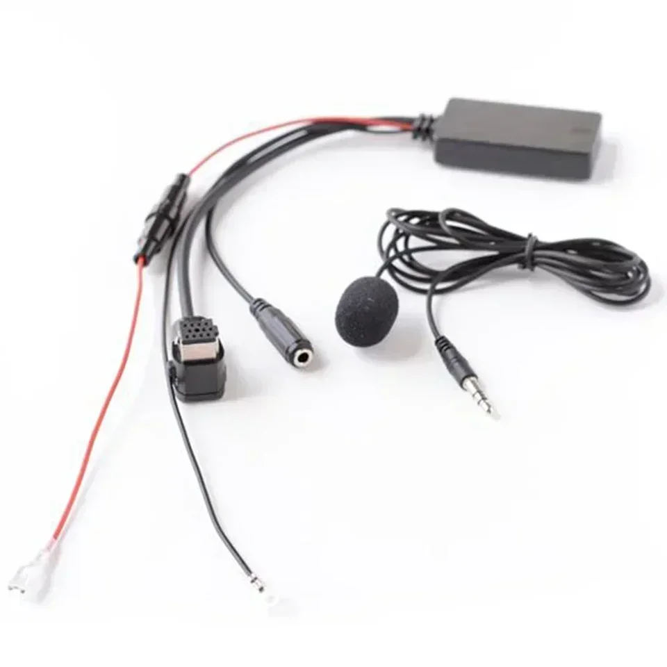 Bluetooth aux kábel Aux Adapter Adapter úplne nový pre Pioneer IP-Bus port 11pin 27cm ABS plastové čierne Bluetooth zariadenia
