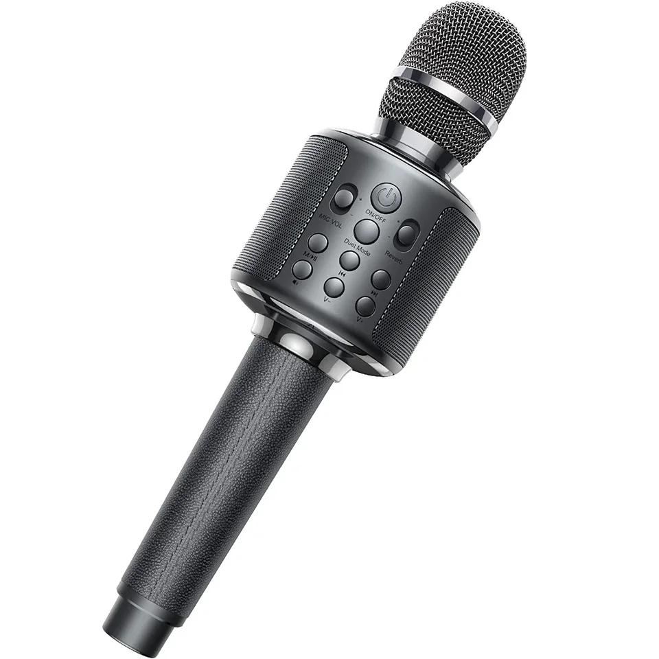 Bluetooth Karaoke Microfone Wireless Mic Prenosný spevák s Duet Sing/Record/Play/Reverb Adult/Kid Darček pre domáci KTV