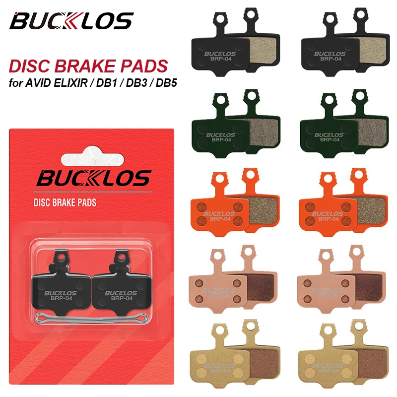 Blázkové brzdové doštičky pre bicykle pre SRAM Elixir DB1 DB5 MTB Road Road Hydraulická disková brzdová podložka Trvanlivá cyklistická podložka MTB PAD MTB ČASŤ