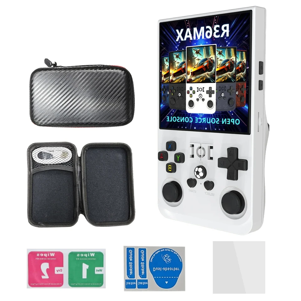 BM R36 Max 4 '' TV Classic Prenosný vreckový vreckový otvor Open Source Game Console pre PSP Retro Game Console pre GBA Arcade 30+ Emulators